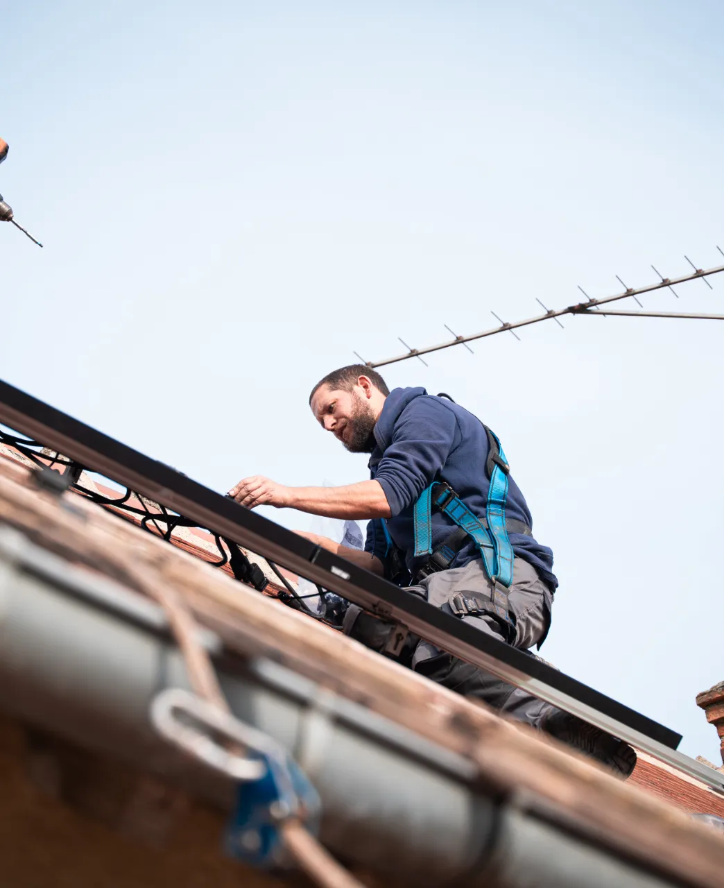 Installation d'un panneau photovoltaïque par Thermo-Centre